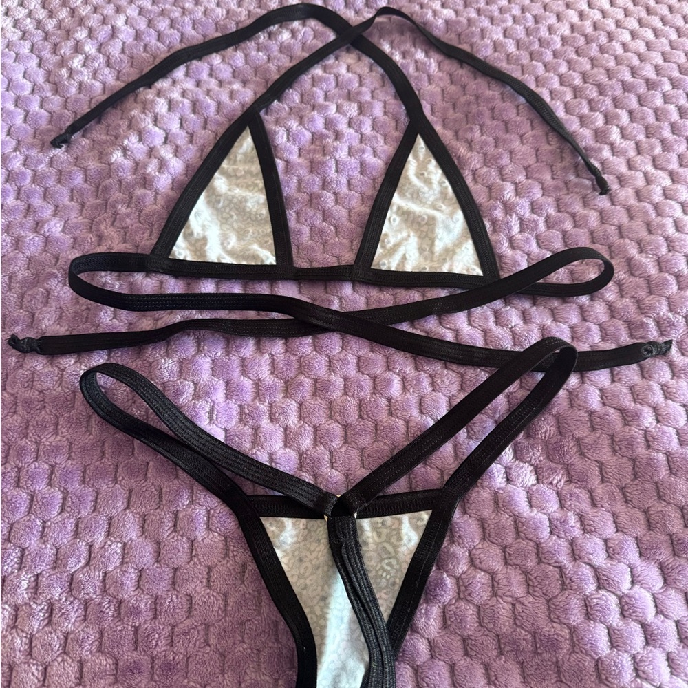 Colorful Leopard Print Bikini Set - Picture 9 of 9